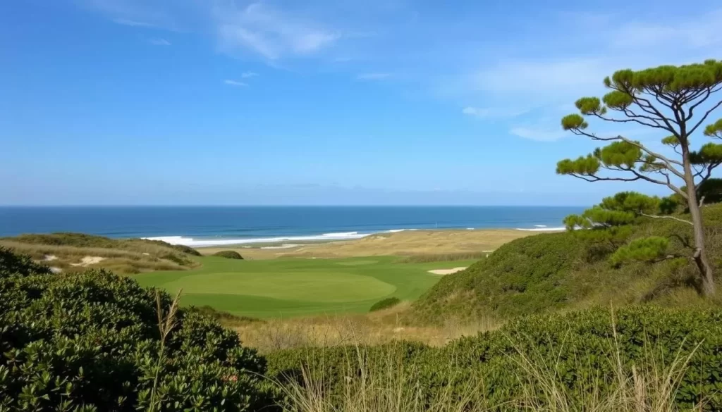 Image of Wild Dunes Links Golf Course with ocean views
