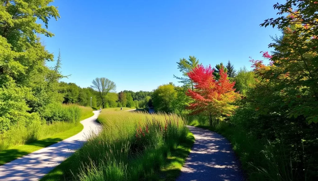 Image of Wildwood Park trails in Harrisburg, Pennsylvania