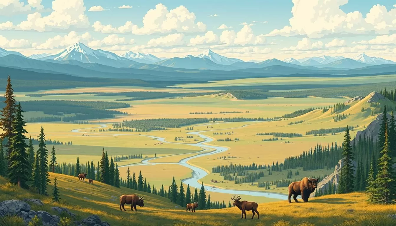 Image of Wood Buffalo National Park's vast wilderness