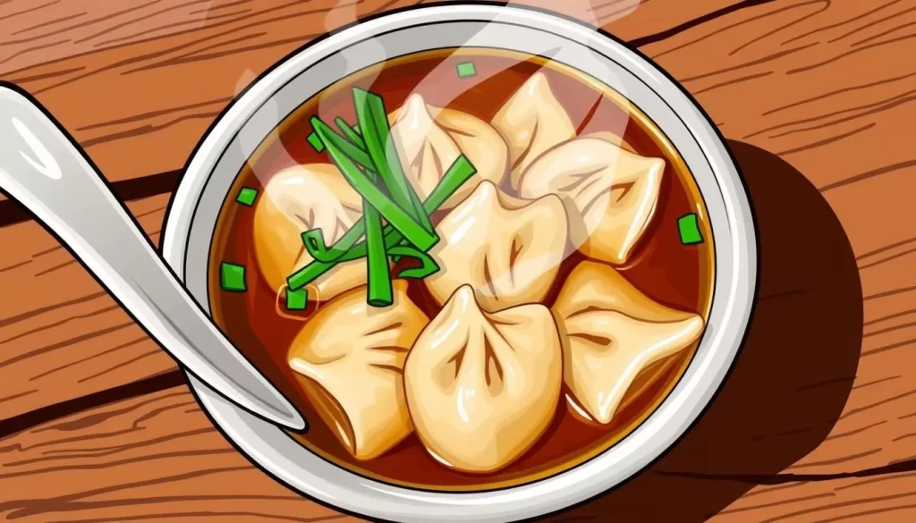 Image of Wu's Wonton King's famous wonton soup