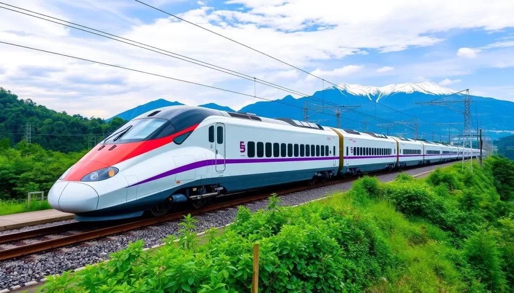 Image of Yamagata Shinkansen train