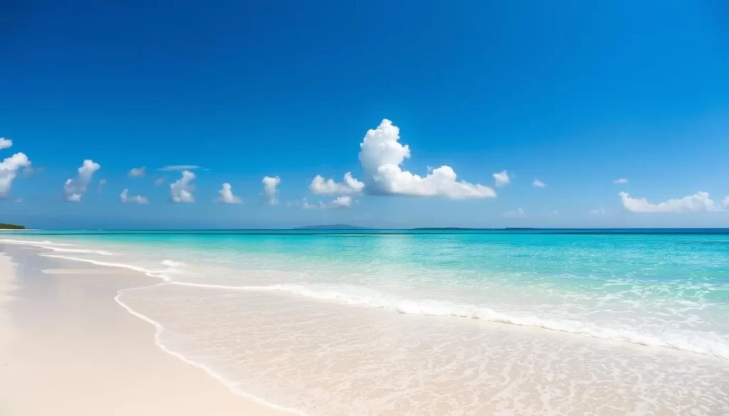 Image of Yonaha Maehama Beach with clear waters and white sand