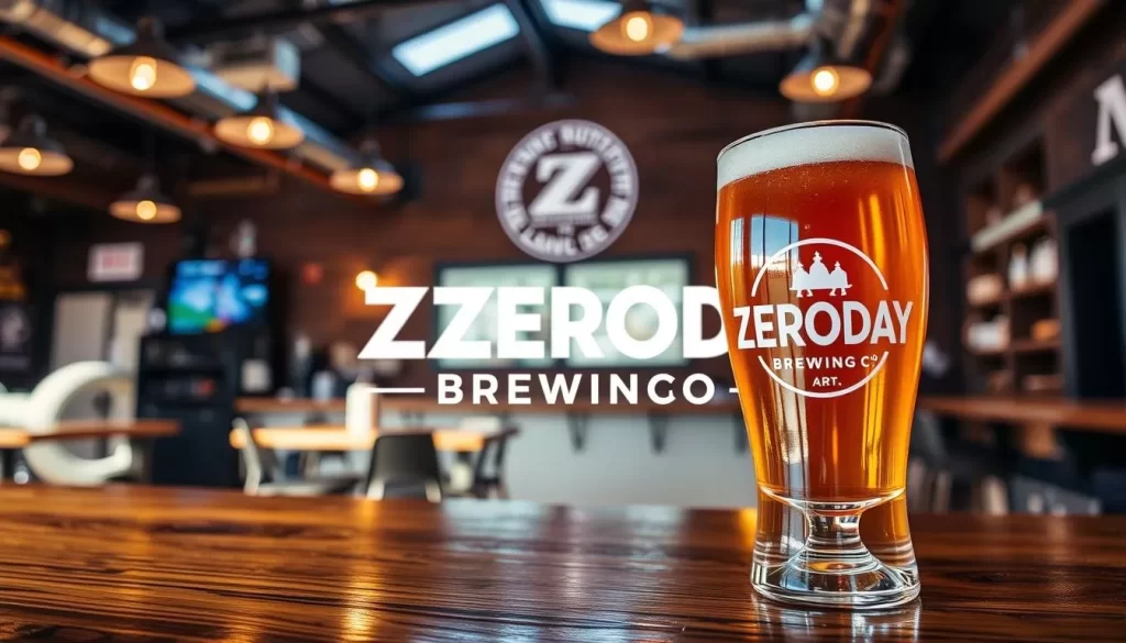 Image of Zeroday Brewing Co.'s taproom or a signature beer