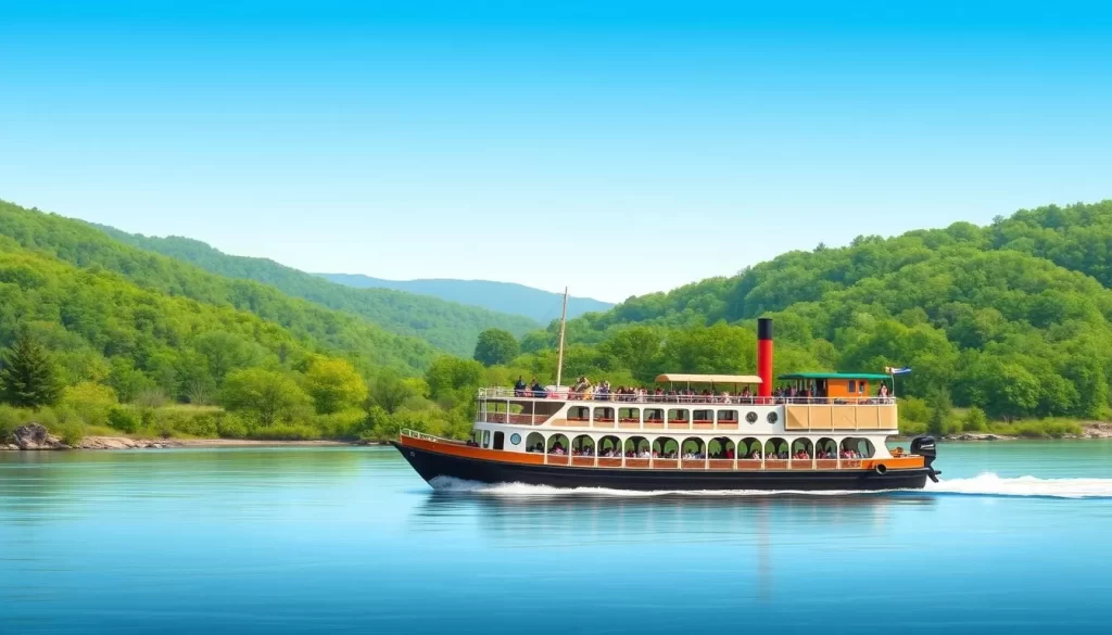Image of a Tennessee River cruise boat