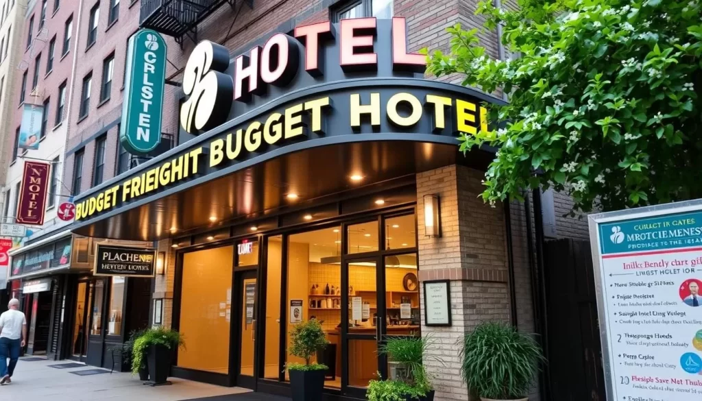 Image of a budget hotel in New York City