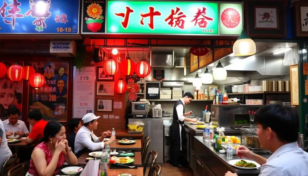 Image of a bustling Vietnamese restaurant in Manhattan