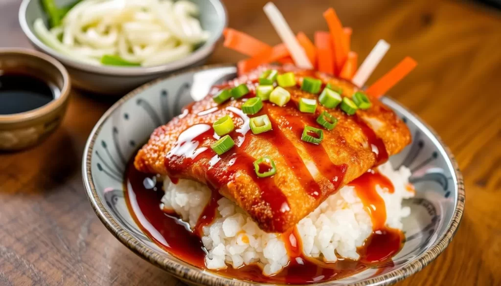 Image of a delicious Sauce Katsudon dish