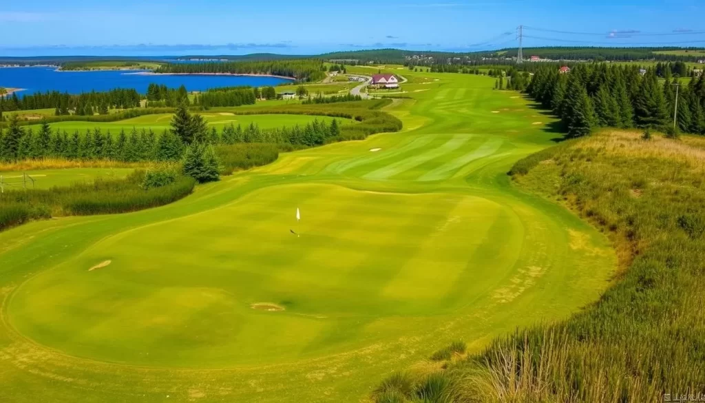 Image of a golf course near North Rustico, PEI