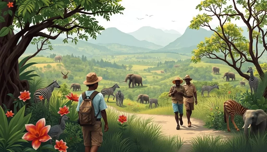 Image of a guided wildlife tour in Akan Mashu National Park