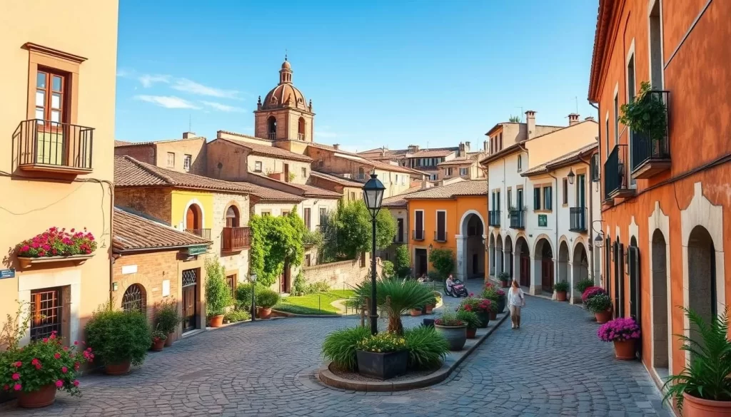 Image of a historic town in Extremadura