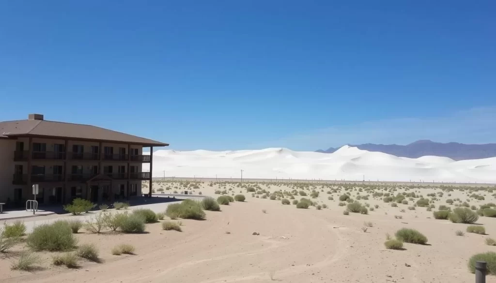 Image of a hotel near White Sands National Park