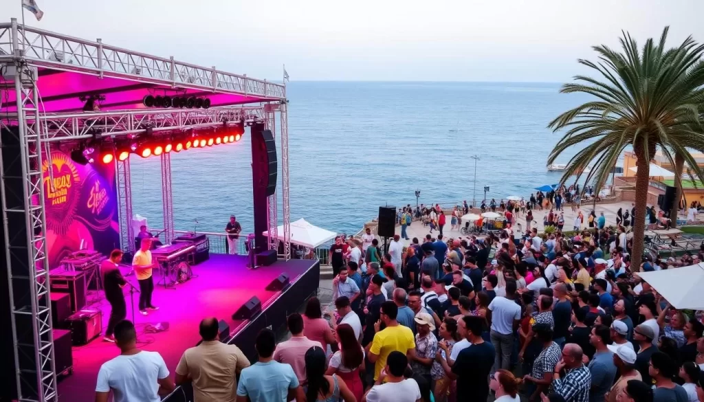 Image of a jazz festival in Tabarka, Tunisia