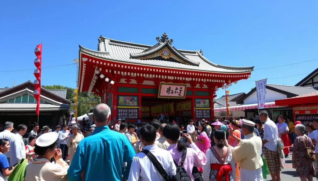 Image of a local festival in Kumamoto Prefecture