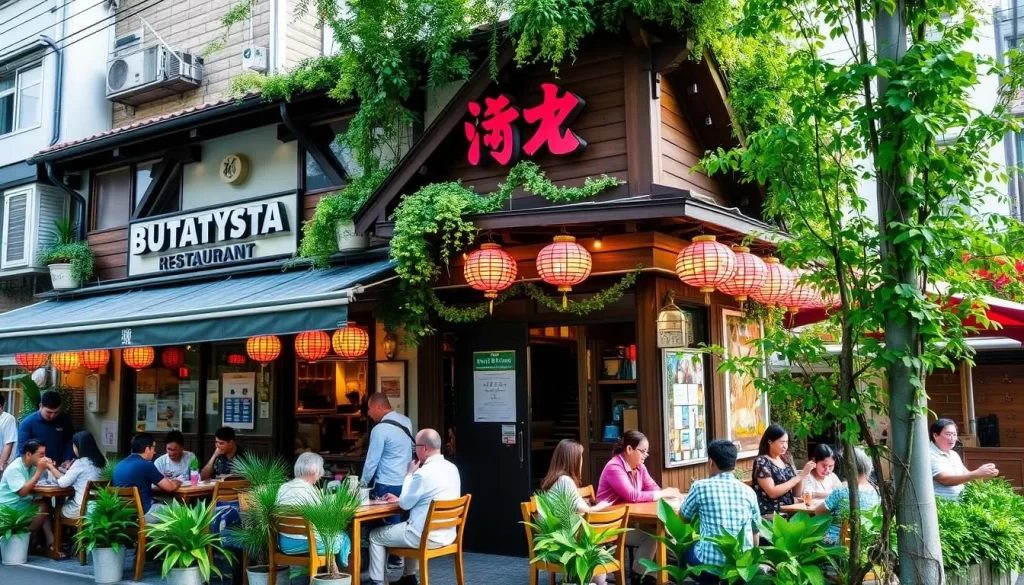 Image of a local restaurant in Suginami ward