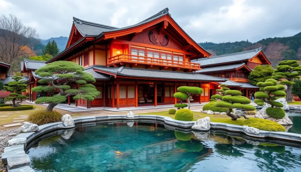 Image of a luxurious ryokan in Gero Onsen