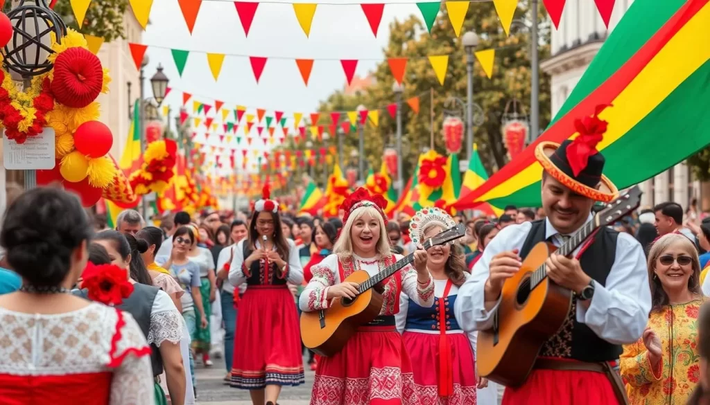 Image of a parade or celebration during Chisinau City Day on October 14.