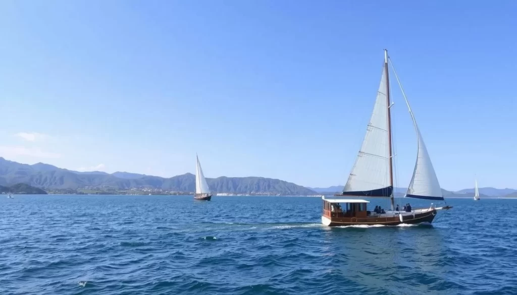 Image of a sailing tour in the Seto Inland Sea