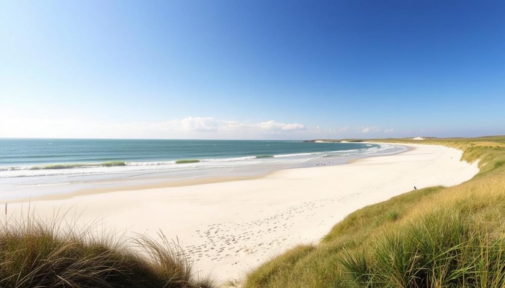 Image of a scenic beach on one of the Wadden Islands