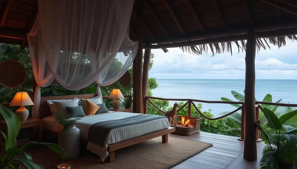 Image of a serene accommodation in Cahuita