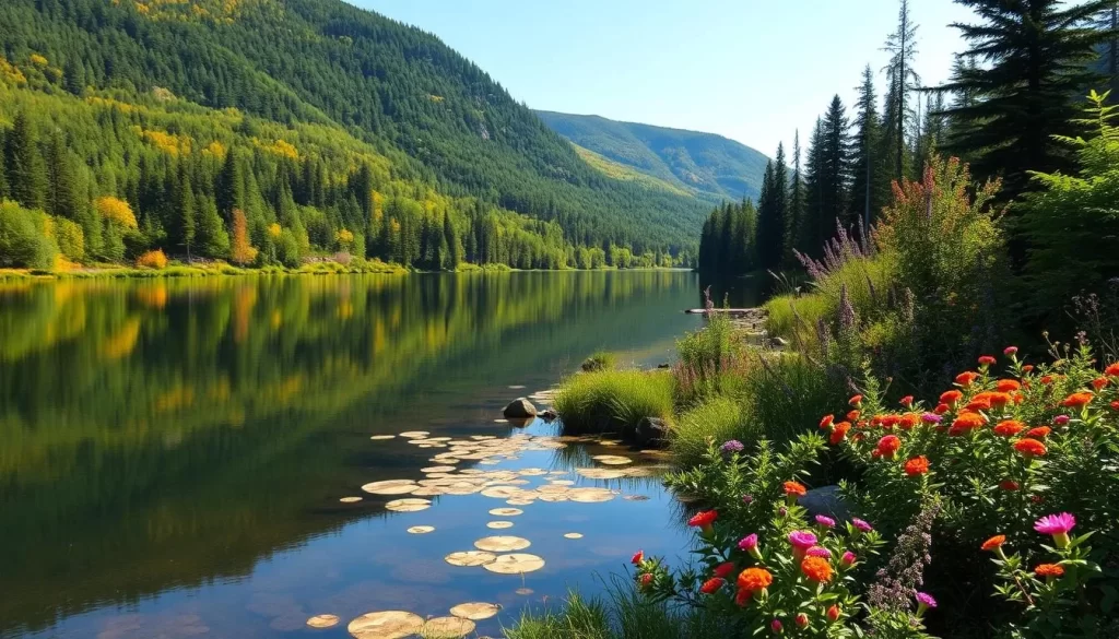 Image of a serene lake within the Allagash Wilderness Waterway
