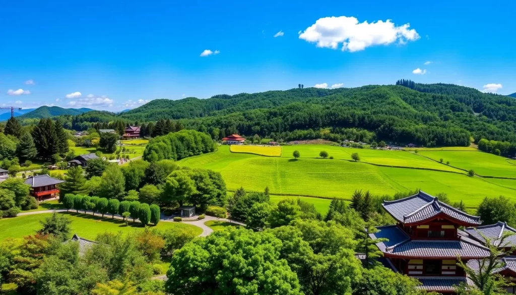 Image of a serene landscape in Tohoku region, Japan