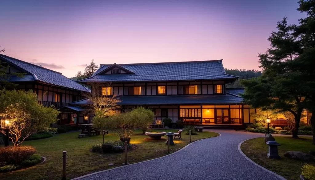 Image of a traditional ryokan in Matsuyama