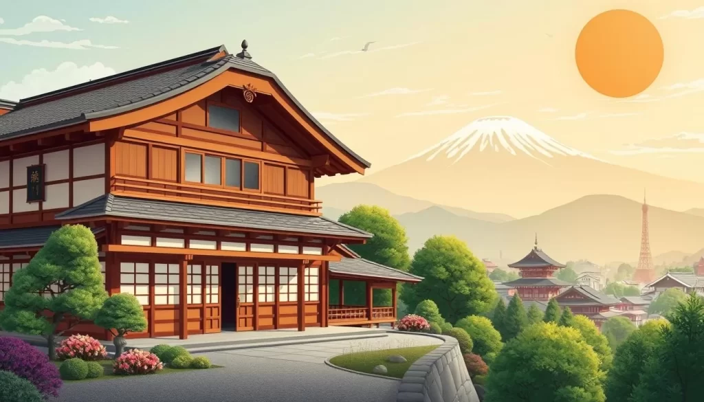 Image of a traditional ryokan in Nara, Japan