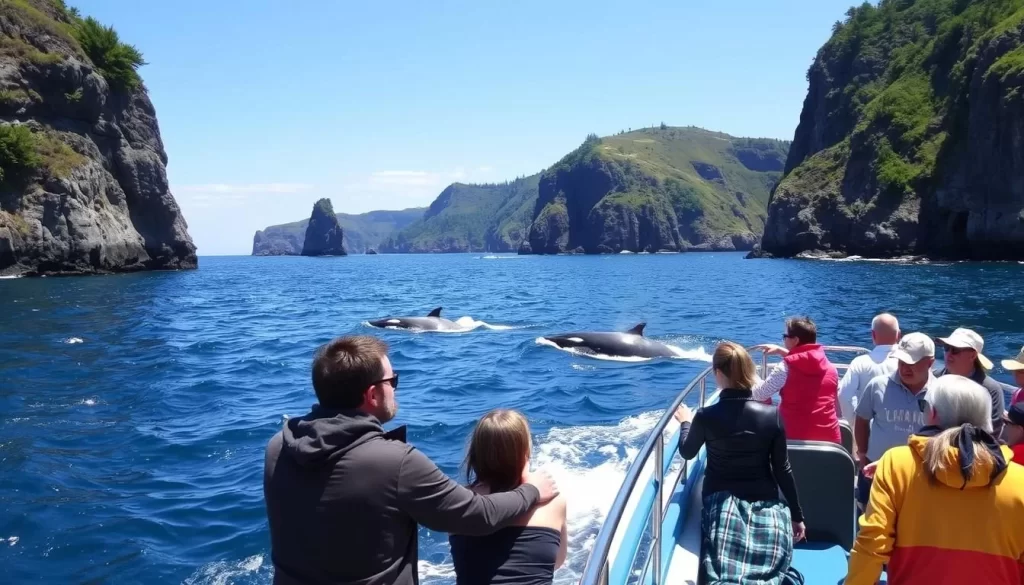Image of a whale watching tour in Friday Harbor