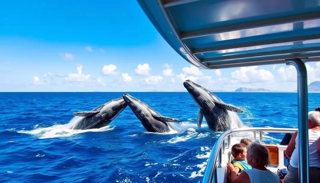 Image of a whale watching tour in Mayotte