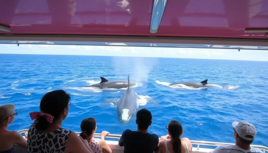 Image of a whale watching tour in Okinawa