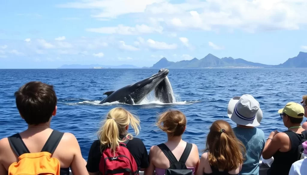 Image of a whale watching tour in the Bonin Islands