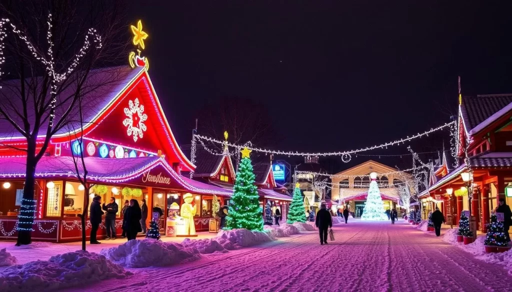Image of a winter illumination event in Wakayama