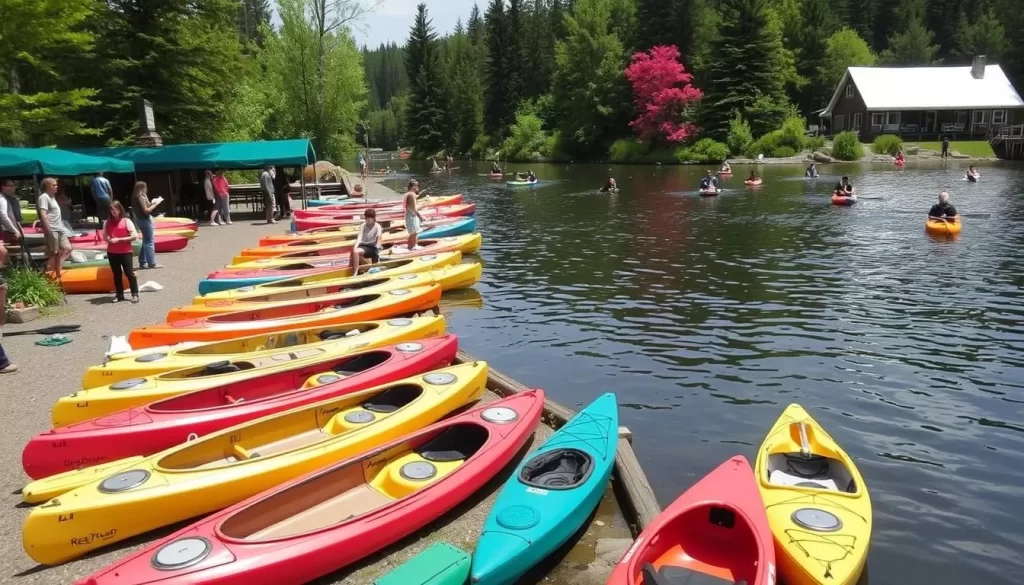 Image of canoe or kayak rental at Grey Owl Centre