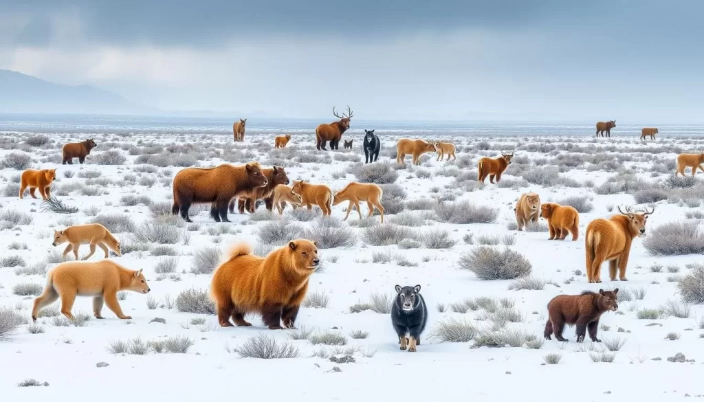 Image of diverse Arctic wildlife on Ellesmere Island