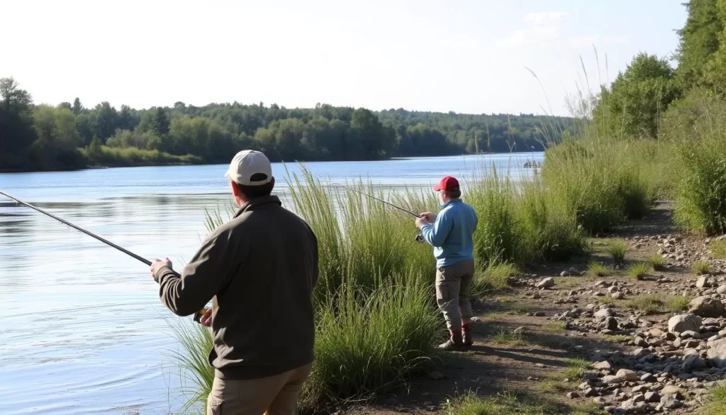 Image of fishing on the Red River in Selkirk