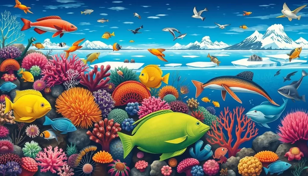 Image of marine life along the Northwest Passage