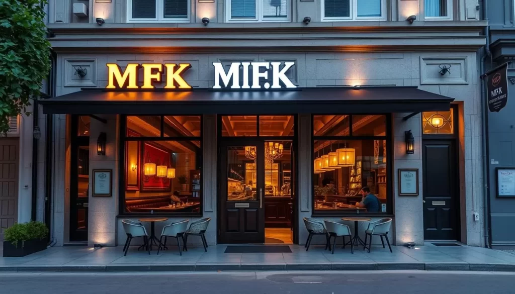 Image of mfk. restaurant's exterior or interior