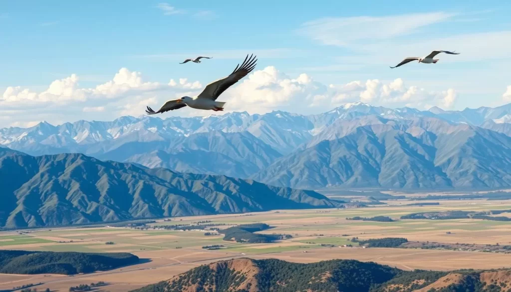Image of migratory birds in Sirmilik National Park