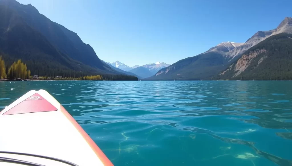 Image of paddle boarding on Clearwater Lake