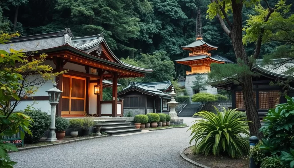 Image of serene spiritual sites in Maebashi, Japan