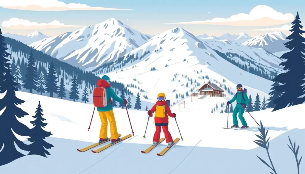 Image of skiing at Dynaland ski resort
