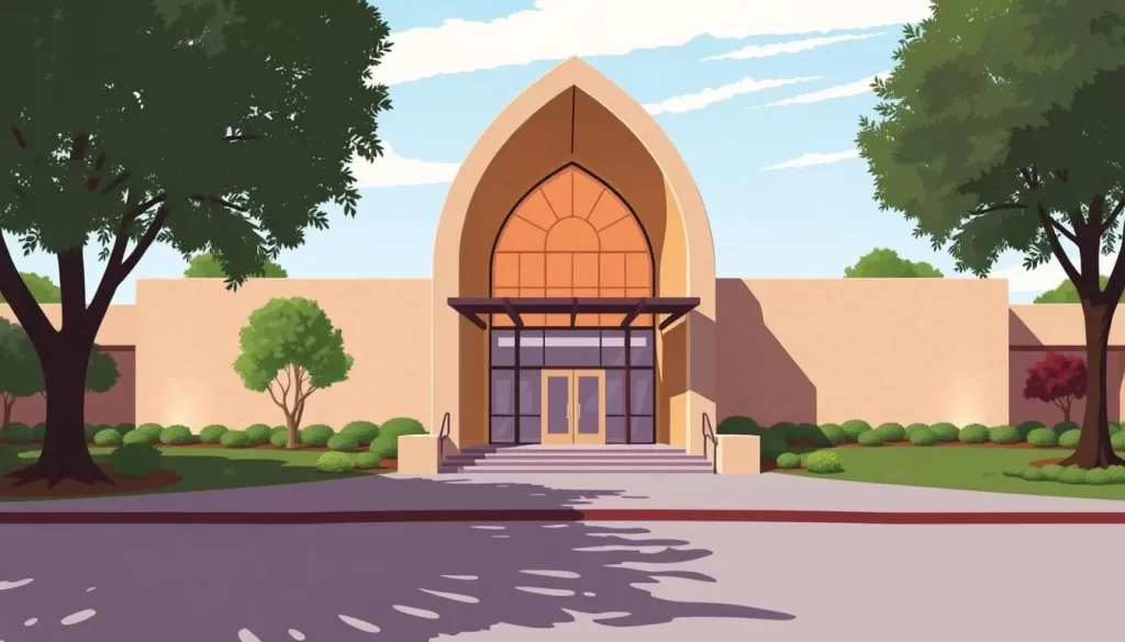 Image of the Bowers Museum's exterior or main entrance