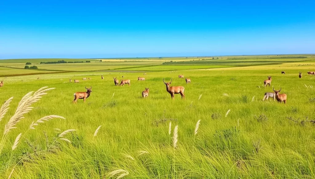 Image of the East Block's prairie grasslands and wildlife