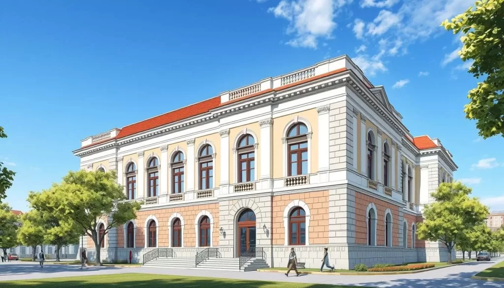 Image of the First Kragujevac Gymnasium building