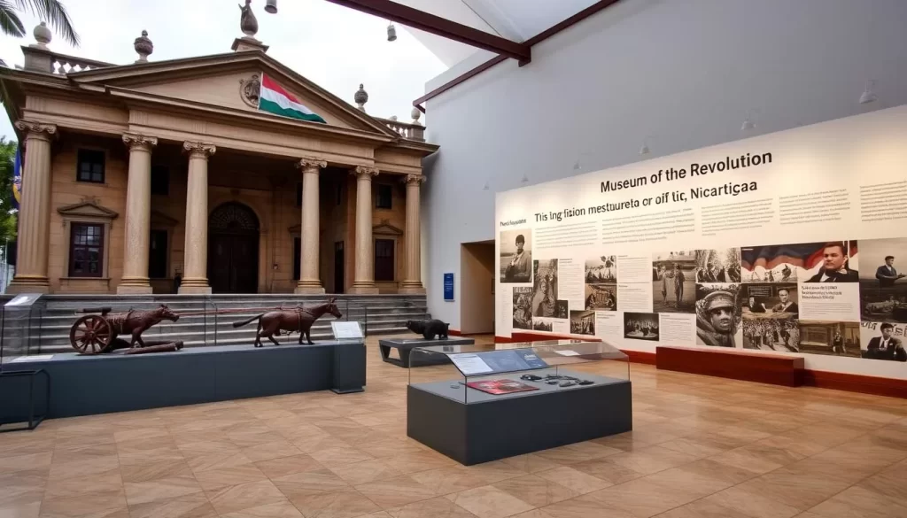 Image of the Museum of the Revolution in León, Nicaragua, showcasing its historic building and significant exhibits.