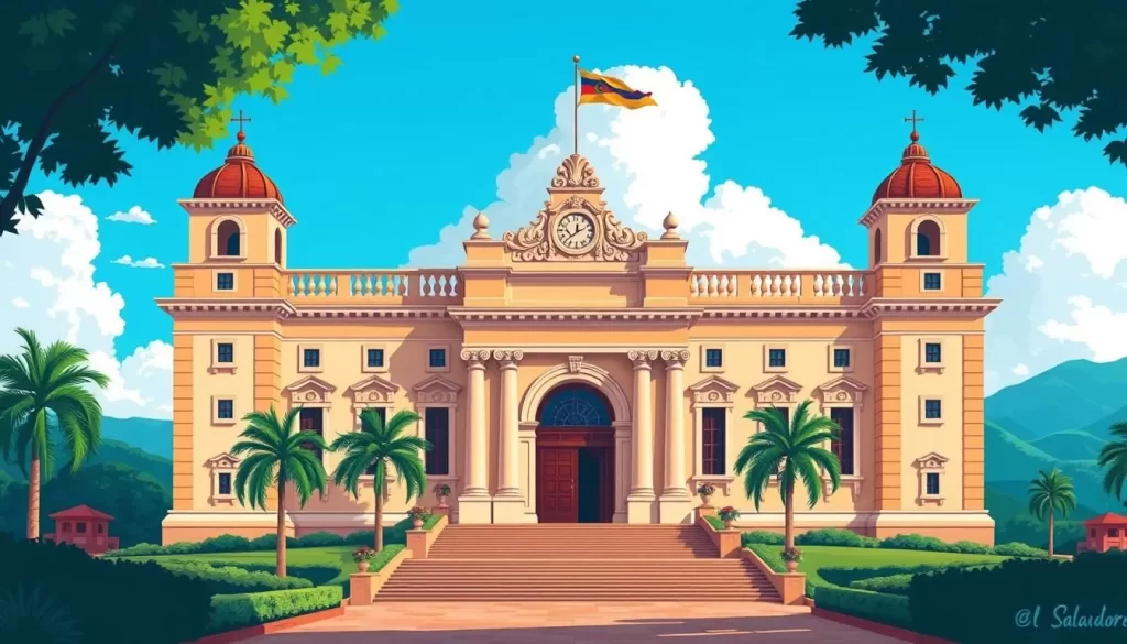 Image of the National Museum of El Salvador's facade