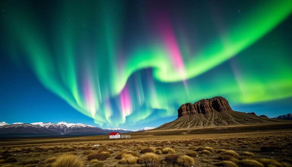 Image of the Northern Lights over Tombstone Territorial Park