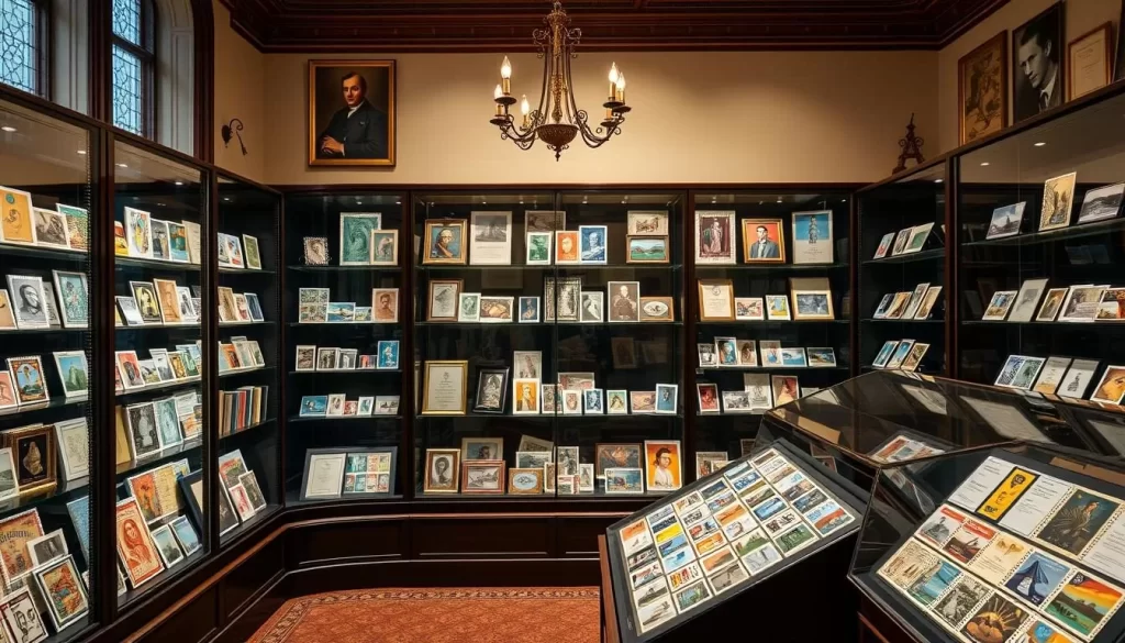 Image of the Philatelic Museum's stamp collection