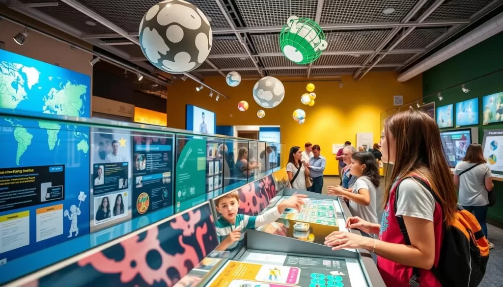 Image of the Science Museum's interactive exhibits