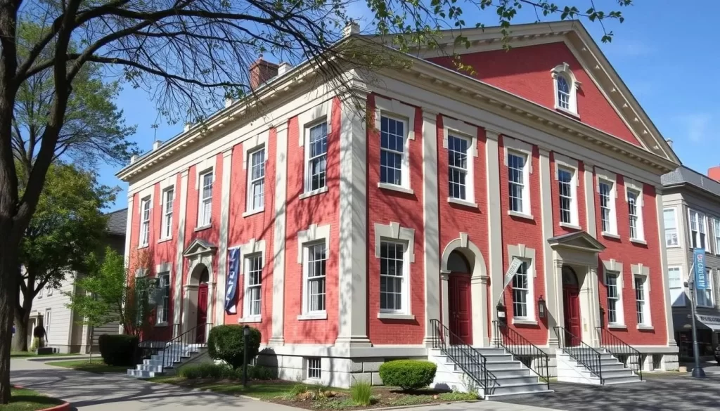 Image of the St. Michaels Museum in its 19th-century home